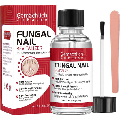GemÃ¤chlich ZuHause Toenail Fungus Treatment Extra Strength 30ml bottle front view showing liquid formula.