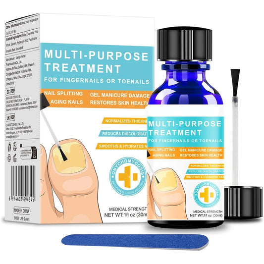 PreciseWell Toenail Fungus Treatment Extra Strength front view bottle and packaging