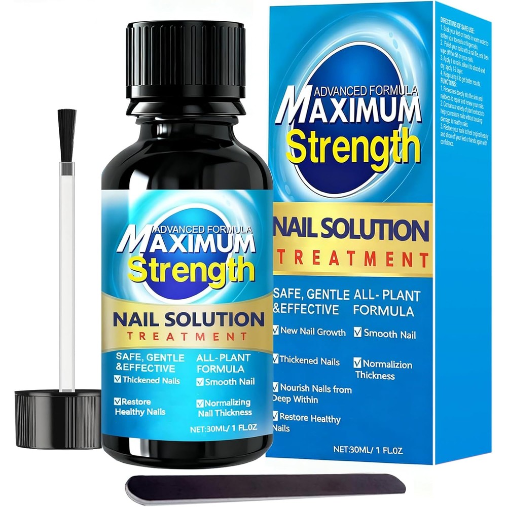 Krrbsr Toenail Fungus Treatment Extra Strength 30ml bottle front view for fungal nail repair.