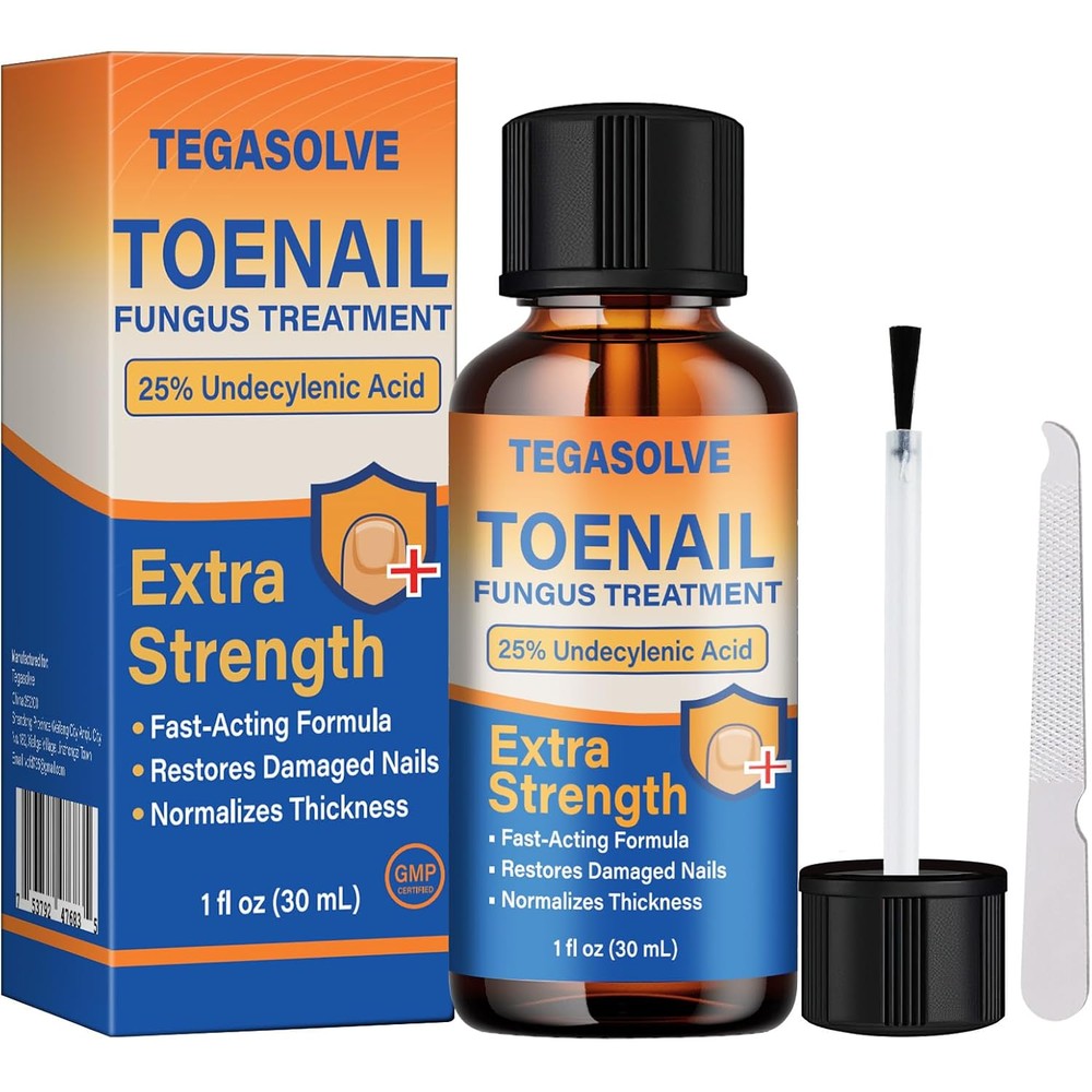 Medhome Toenail Fungus Treatment Extra Strength front view of bottle for nail repair.