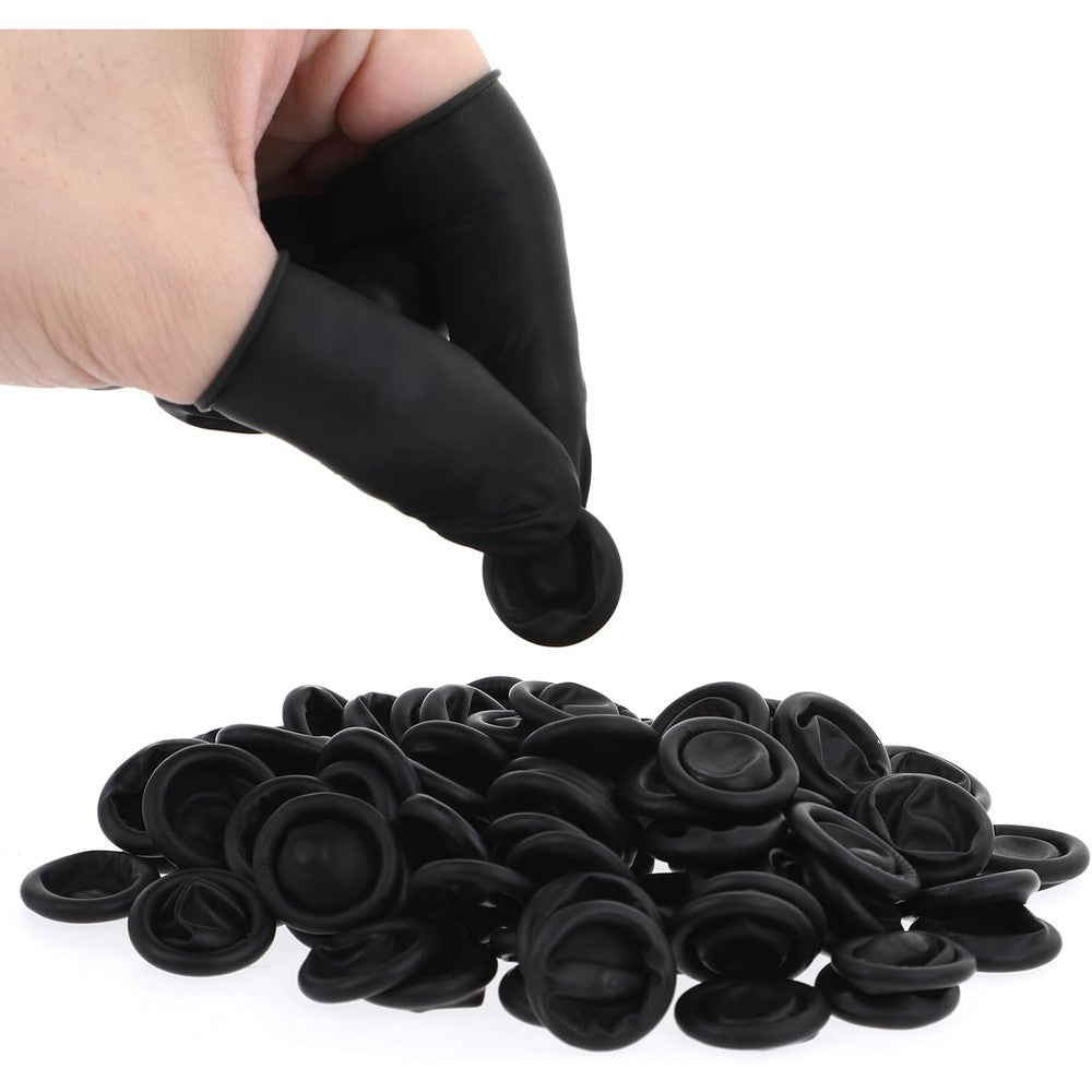 Apausvcm disposable silicone finger cots front view of pack