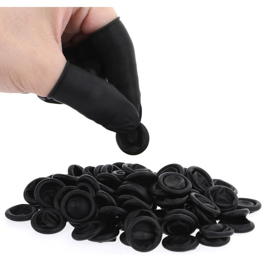 Apausvcm disposable silicone finger cots front view of pack