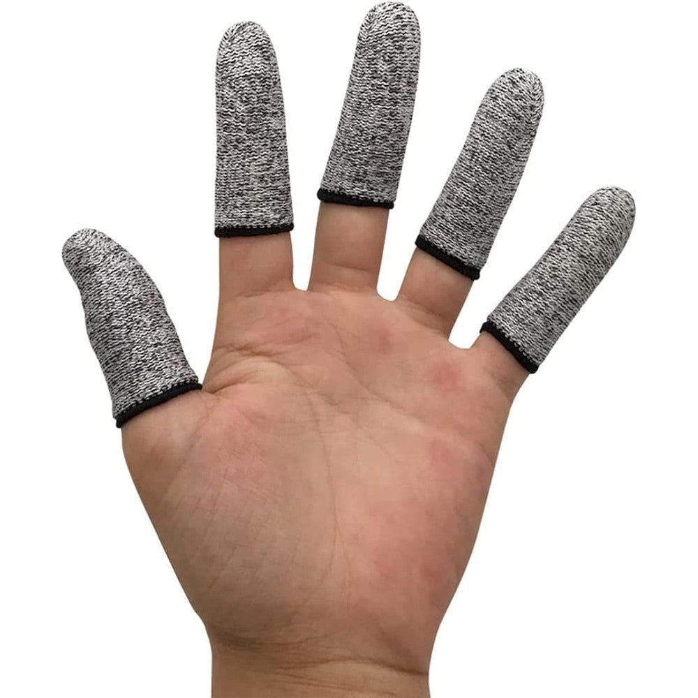 JADE KIT 12 Piece Cut Resistant Finger Cots front package display for safety protection