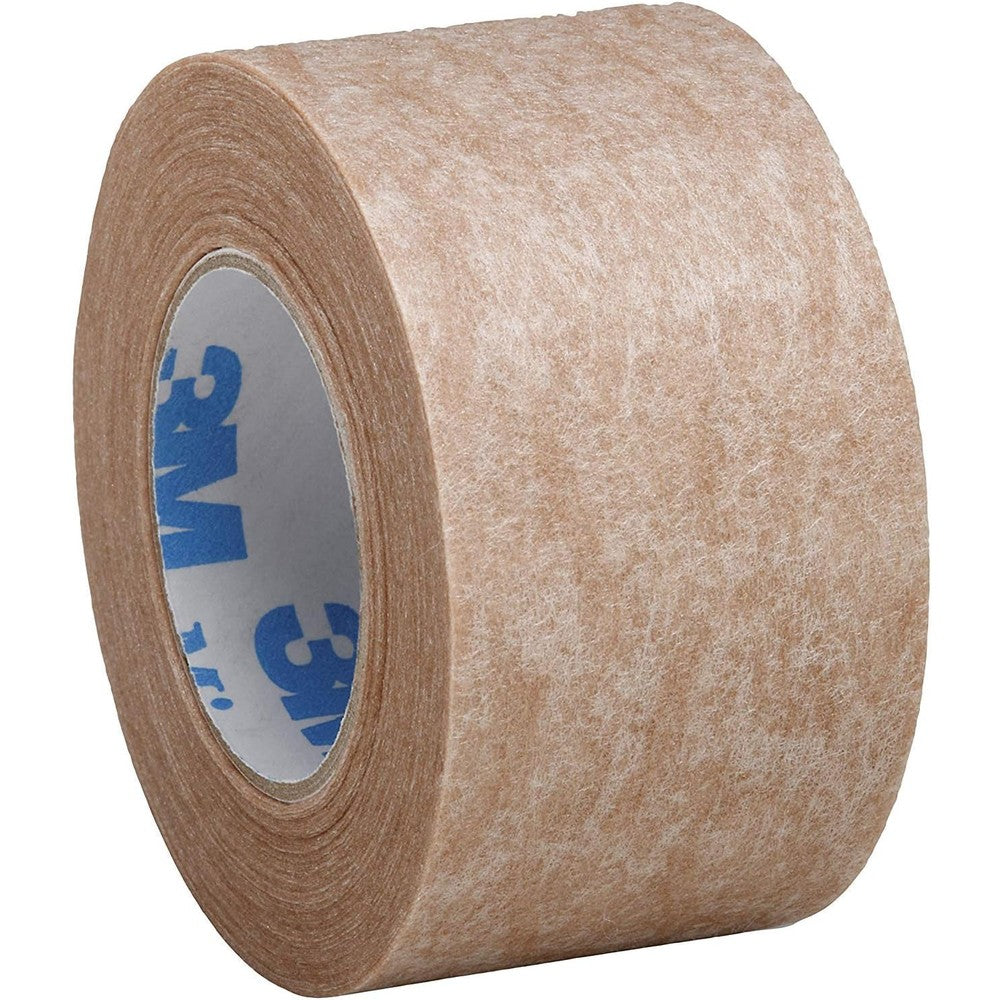 3M Micropore Surgical Tape Tan 1 Inch front view medical paper tape
