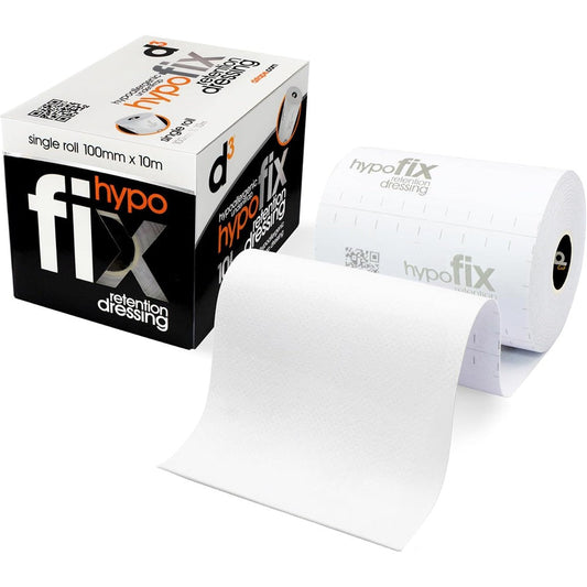 D3 HypoFix hypoallergenic underwrap retention dressing tape front view packaging
