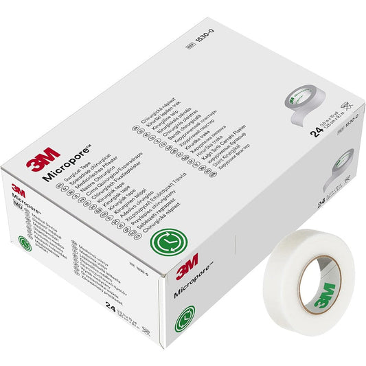 3M Micropore Surgical Tape 1530-0 front view of medical paper tape box