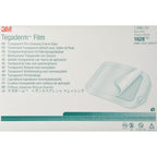 3M Tegaderm Transparent Film Dressing 6 by 8 Inch 10 Count box front view for sterile wound care