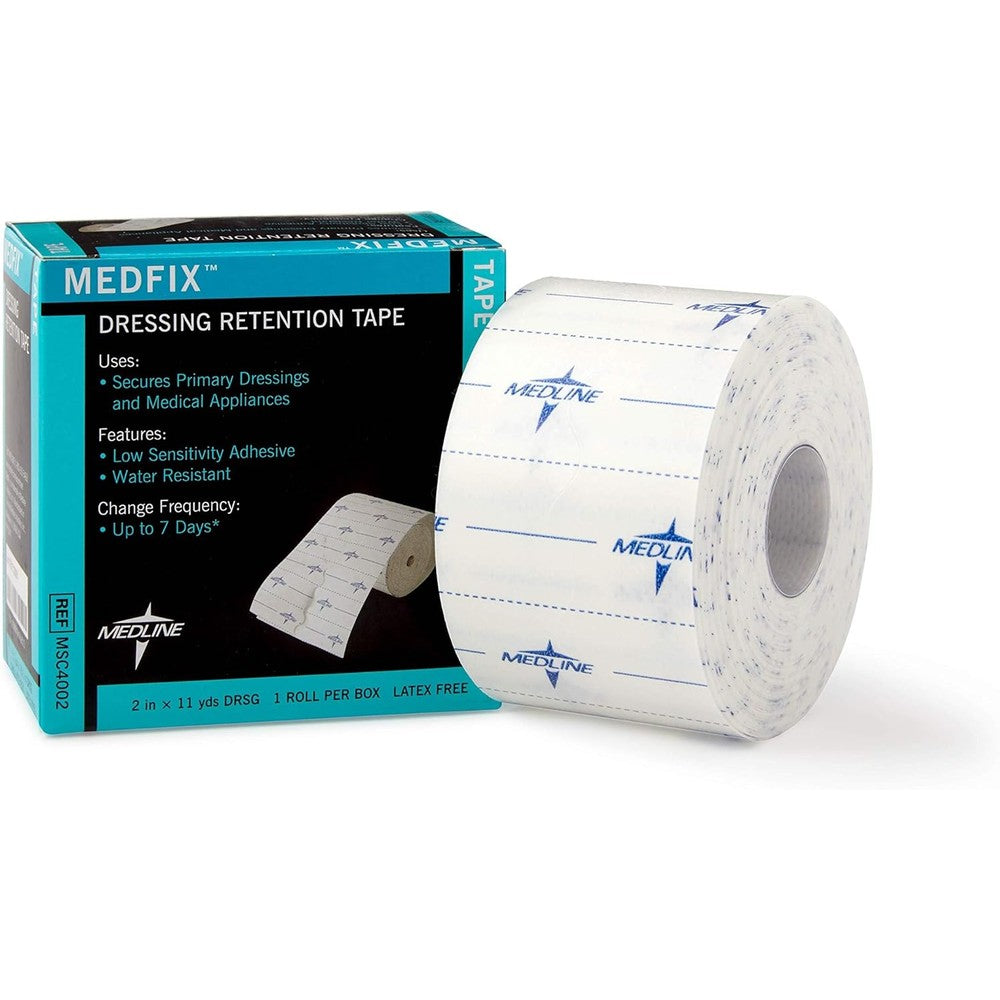 Medline MedFix Dressing Retention Tape front packaging view for medical dressing securement