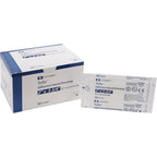 Covidien Telfa Adhesive Island Dressing 50 count box front view showing sterile packaging details for premium wound care.