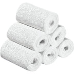 Yeasing Plaster Cloth Rolls 6 Pack front view showing individually wrapped plaster gauze bandages for hobby crafts.