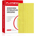 POLYNEW Xeroform Petrolatum Dressing front box view sterile wound care gauze