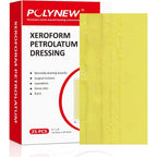 POLYNEW Xeroform Petrolatum Dressing front box view sterile wound care gauze