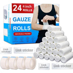 KIWAEZS Gauze Rolls Bandages front view medical supplies pack