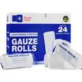 Gauze Care Conforming Stretch Bandage Rolls 24 pack front view packaging