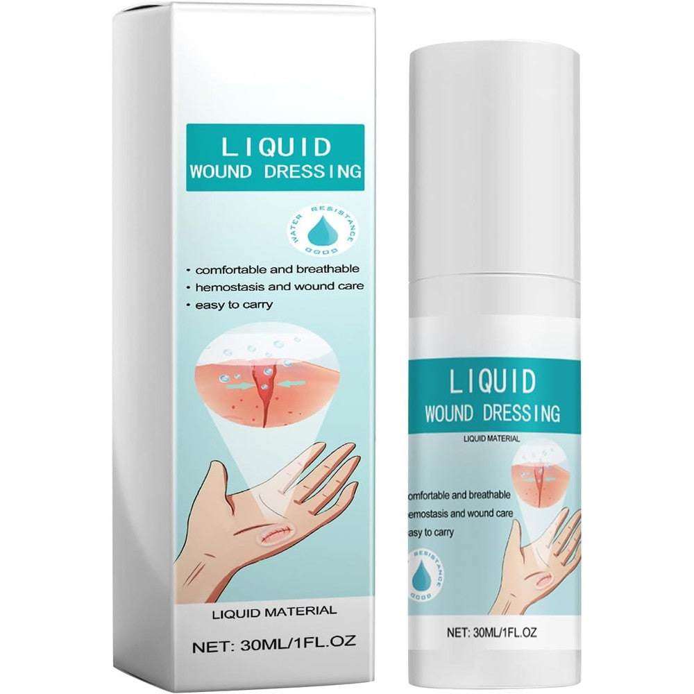 Generic waterproof liquid bandage spray front view for wound protection.