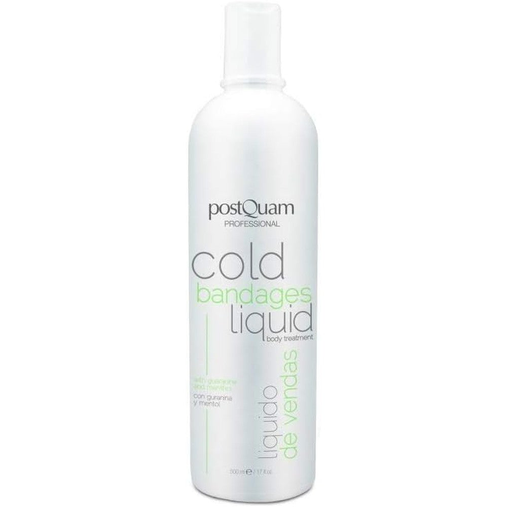 POSTQUAM Professional Cold Bandages Liquid 500ml front view bottle of anti cellulite body treatment