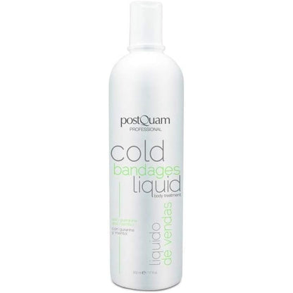 POSTQUAM Professional Cold Bandages Liquid 500ml front view bottle of anti cellulite body treatment