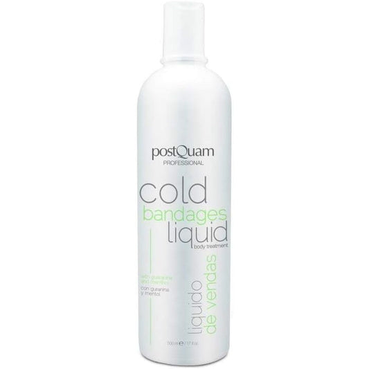 POSTQUAM Professional Cold Bandages Liquid 500ml front view bottle of anti cellulite body treatment