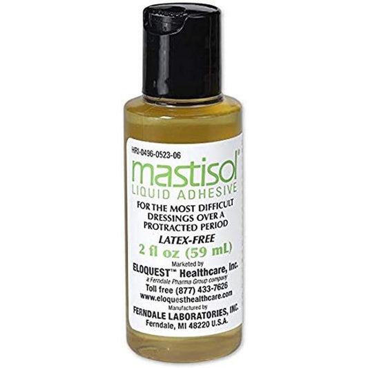 PS Medical Mastisol Liquid Medical Adhesive front view bottle for securing dressings