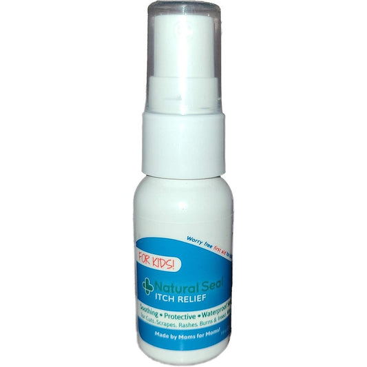 KeriCure Natural Seal Itch Relief liquid bandage spray front view bottle