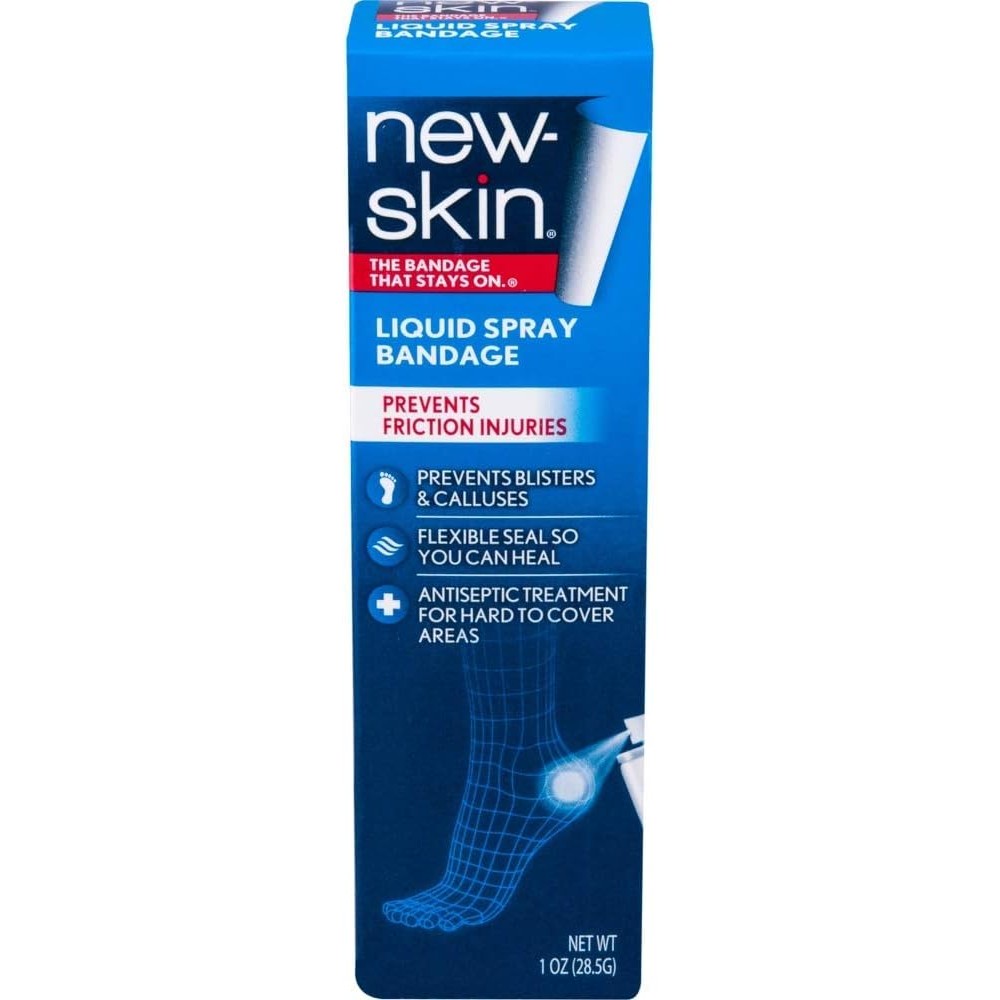 New Skin Liquid Bandage Spray front view four pack premium first aid import