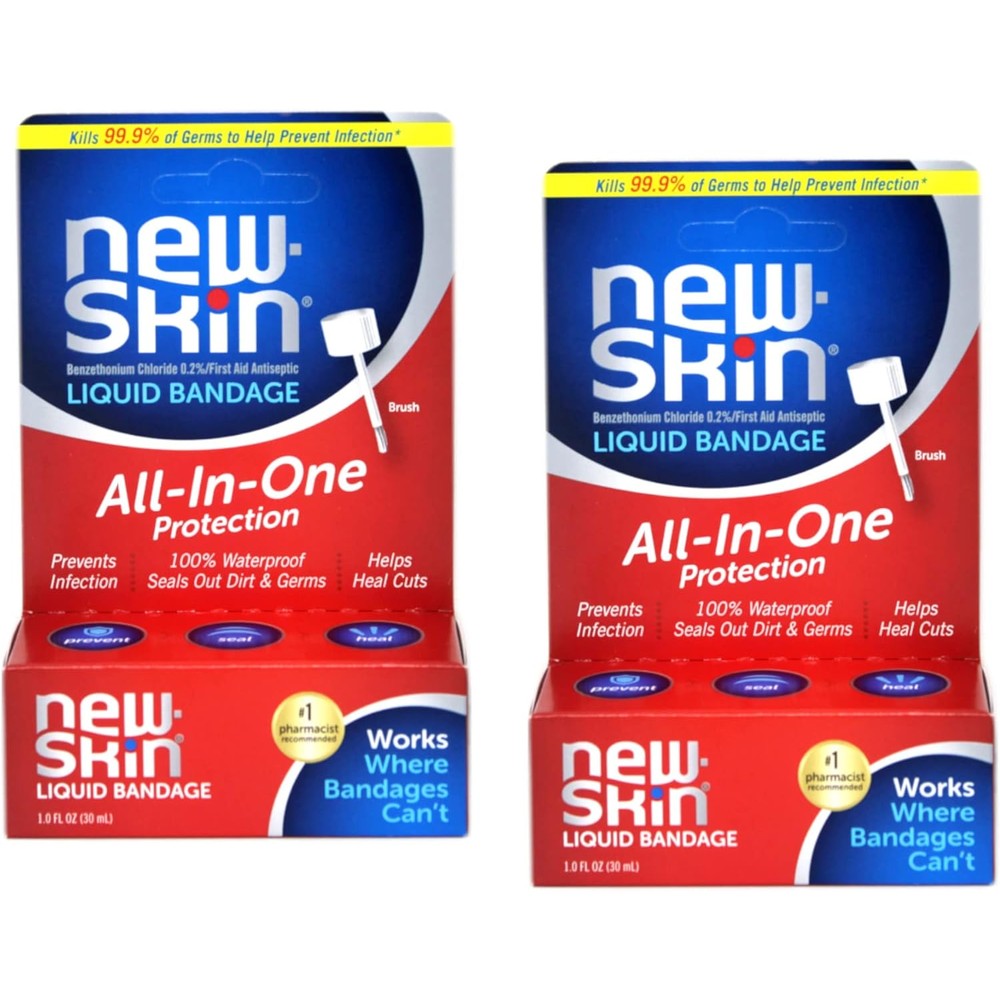 New-Skin Liquid Bandage front view of packaging for first aid wound protection
