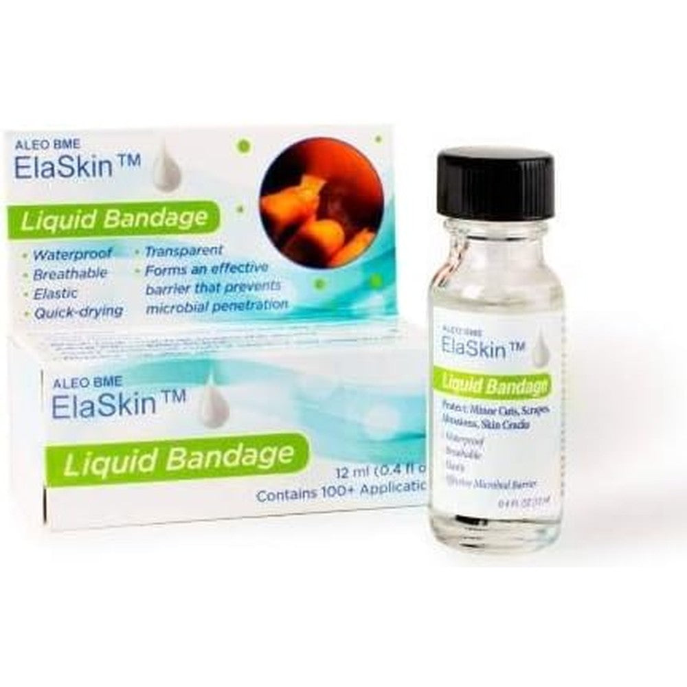 ElaSkin Liquid Bandage bottle front view waterproof skin protectant for minor cuts