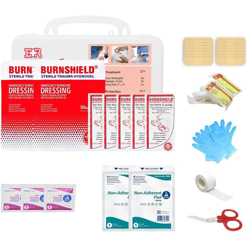 Ever Ready First Aid Basic Burn Kit front view emergency medical supplies