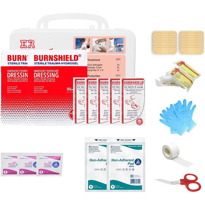 Ever Ready First Aid Basic Burn Kit front view emergency medical supplies