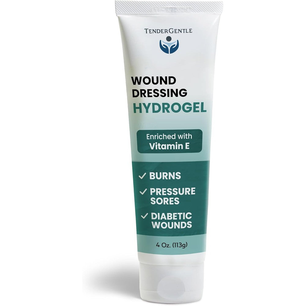 TenderGentle Hydrogel Wound Dressing front view for medical first aid.