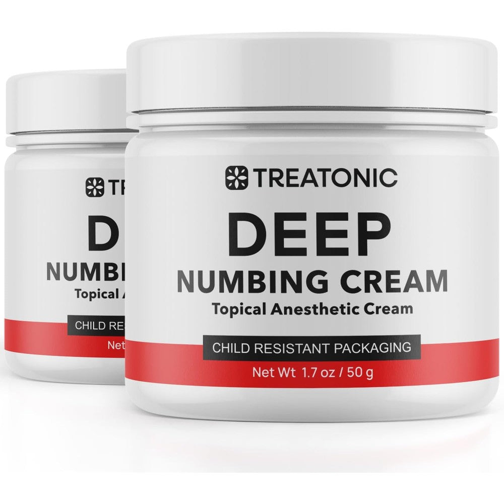 Treatonic Maximum Strength Numbing Cream front view packaging