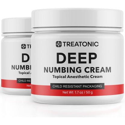 Treatonic Maximum Strength Numbing Cream front view packaging