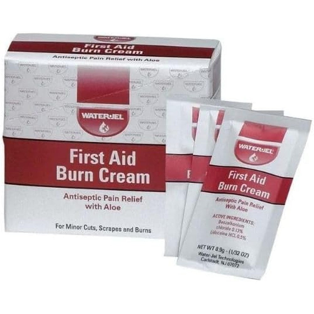 Water Jel First Aid Burn Cream 25 pack dispenser box front view