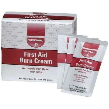 Water Jel First Aid Burn Cream 25 pack dispenser box front view