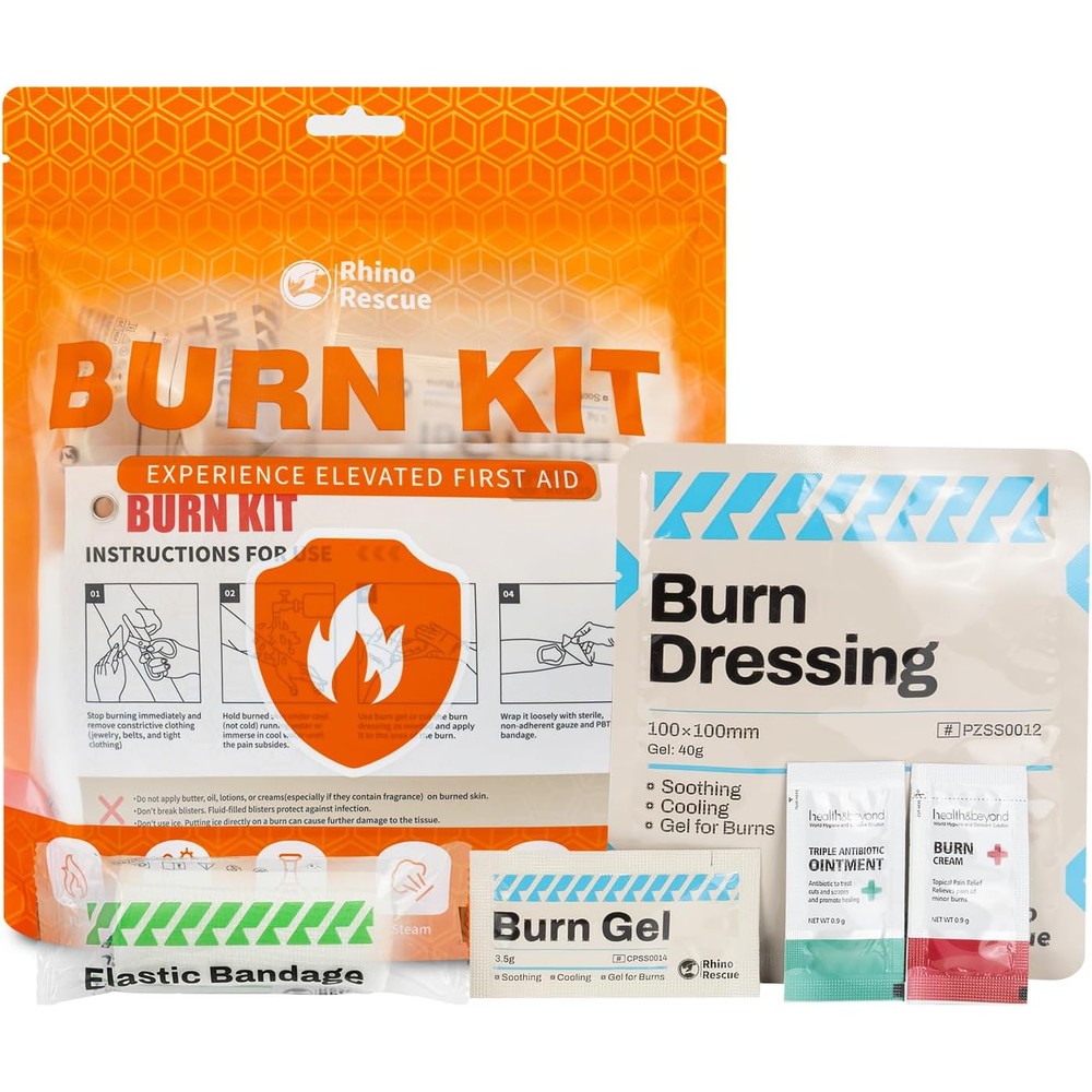 Rhino Rescue Burn Kit front view emergency medical supplies