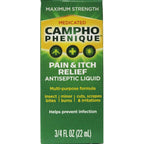 Campho-Phenique Pain and Itch Relief Antiseptic Liquid 2 pack front view for first aid.