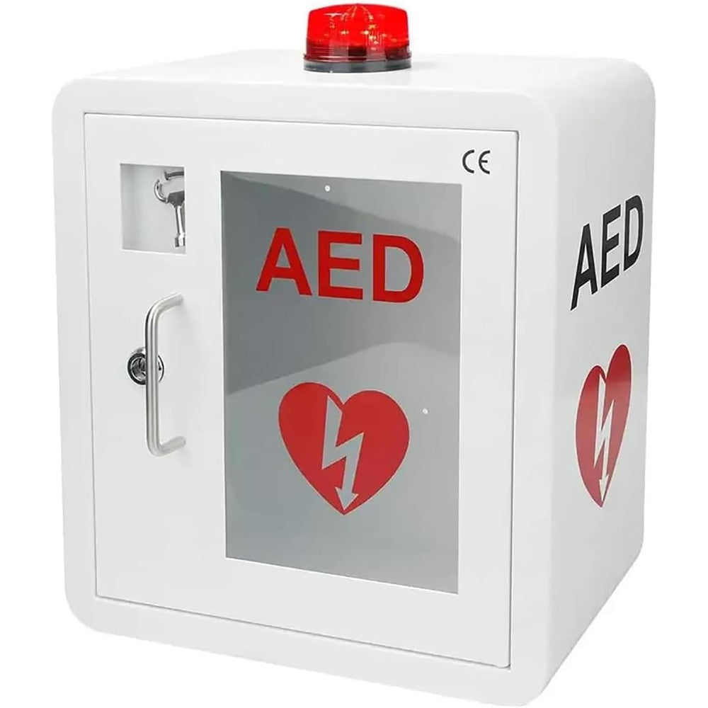 KEULEN AED Defibrillator Storage Cabinet front view wall mounted
