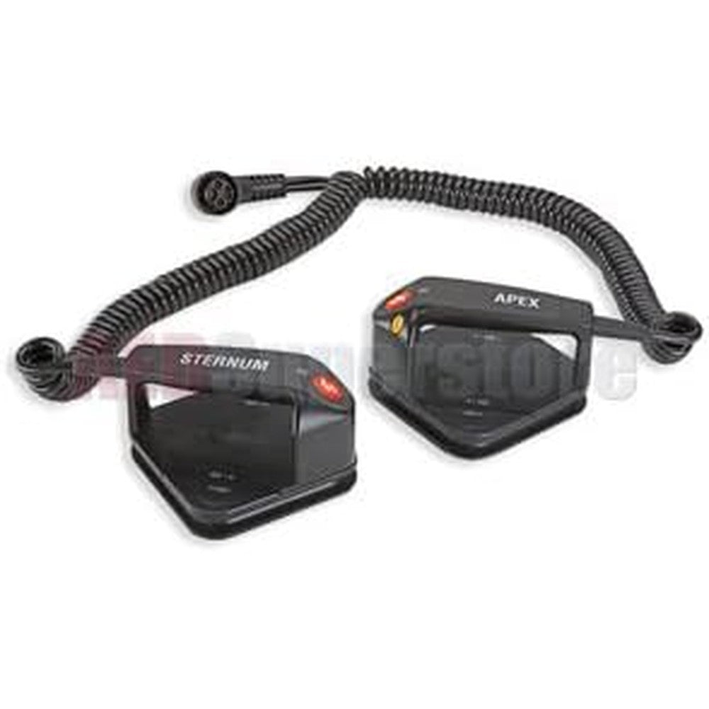 Physio-Control ALS LP20 Hard Standard Adult Detachable Paddles front view medical defibrillator accessories