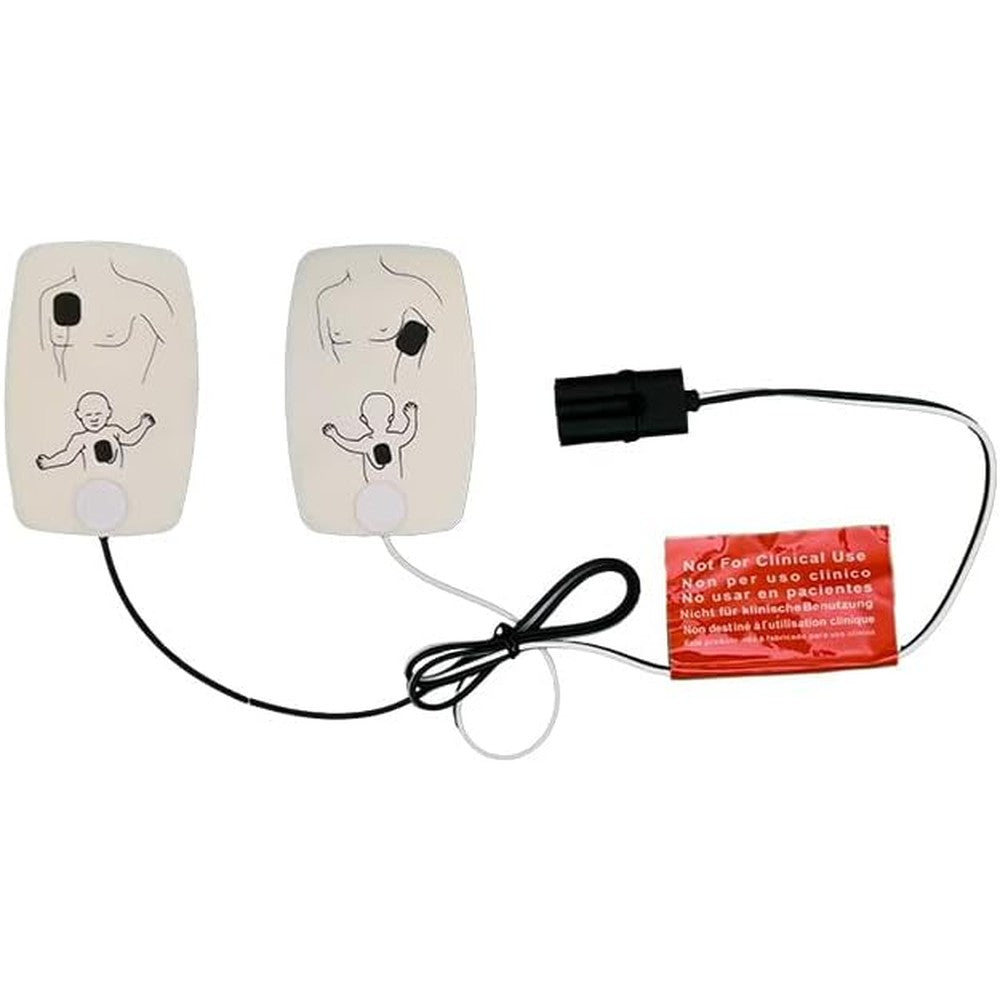 American Red Cross Adult and Child Combo AED Trainer Replacement Pads front view for CPR training.