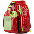 Statpacks G3+ QuickLook AED Red Backpack front view for emergency medical response.