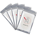 XFT AED Trainer Pads front view 5 pair pack for CPR practice