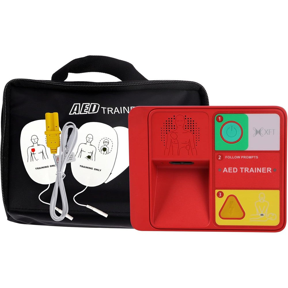 XFT AED Trainer front view portable CPR simulator device