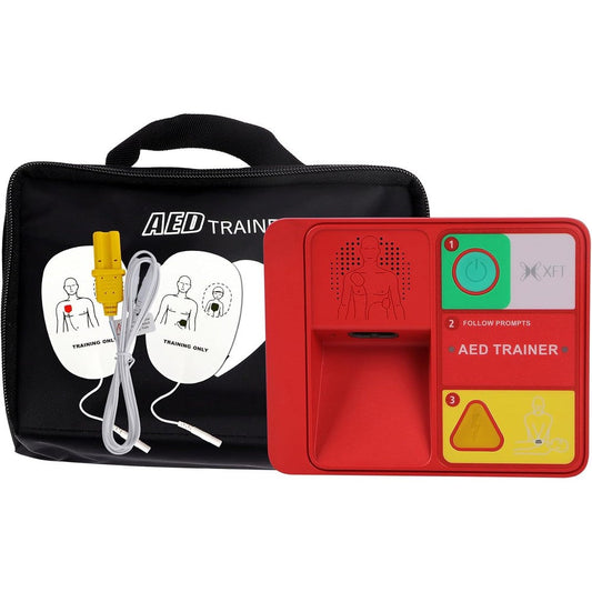 XFT AED Trainer front view portable CPR simulator device