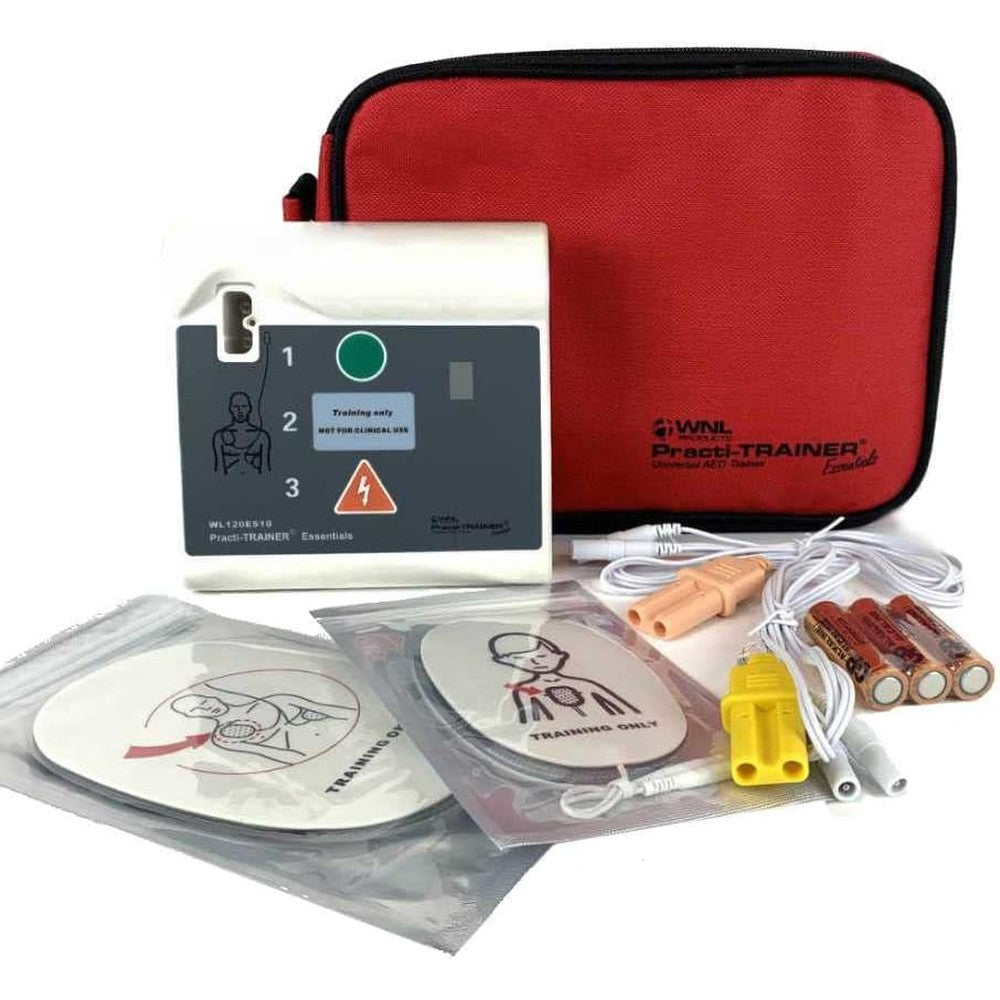 WNL Products WL120ES10 AED Practi-Trainer front view for CPR instruction.