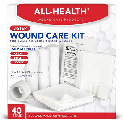 All Health Wound Care Kit 40 piece front view for first aid supplies