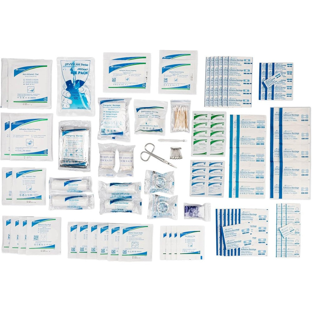 MedSoft First Aid Kit Refill front view 200 piece medical supplies.