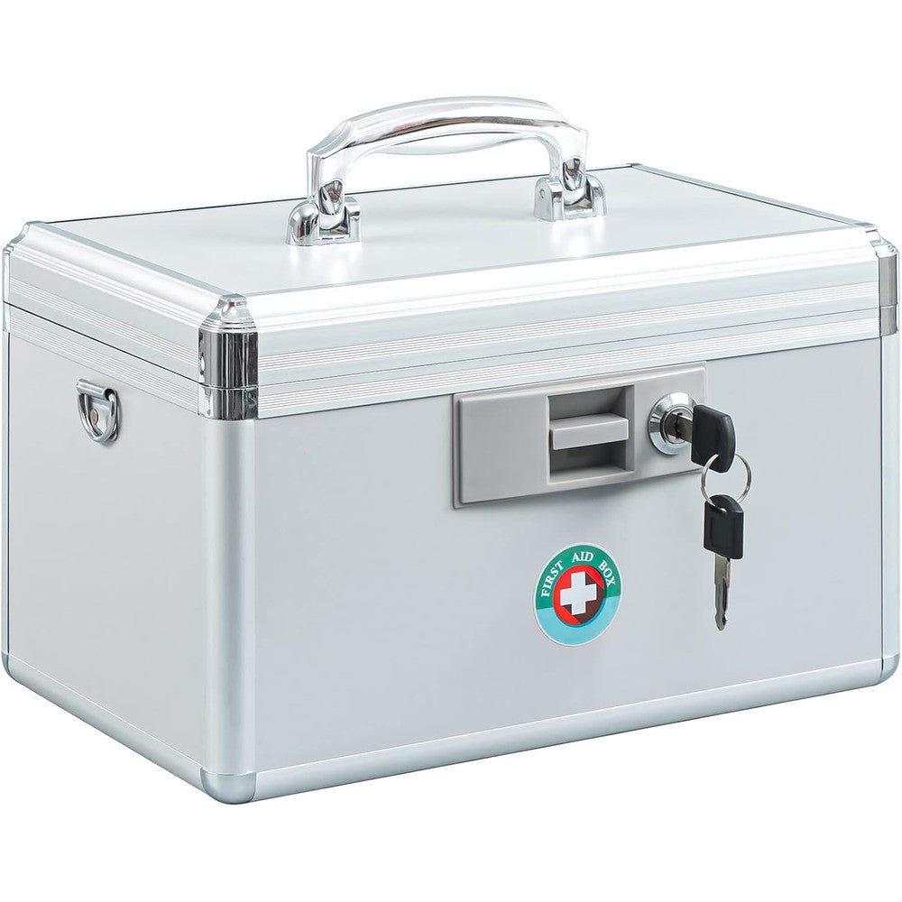 KYODOLED Locking Key Medicine Box front view for secure home storage