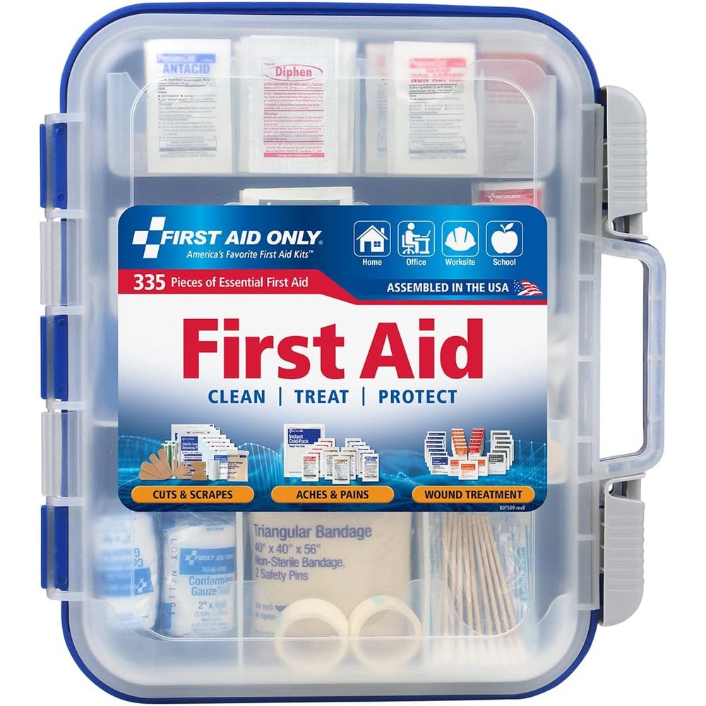 First Aid Only 91247 OSHA-Compliant First Aid Kit front view 335 pieces