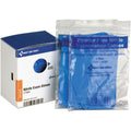 First Aid Only Nitrile Lightweight Gloves front view 2 pair refill pack for medical protection.