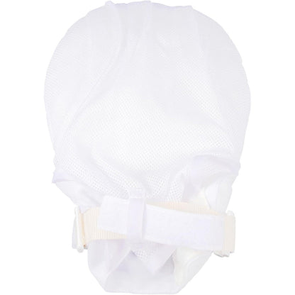 WOFASHPURET hand control mitts front view for elderly safety.